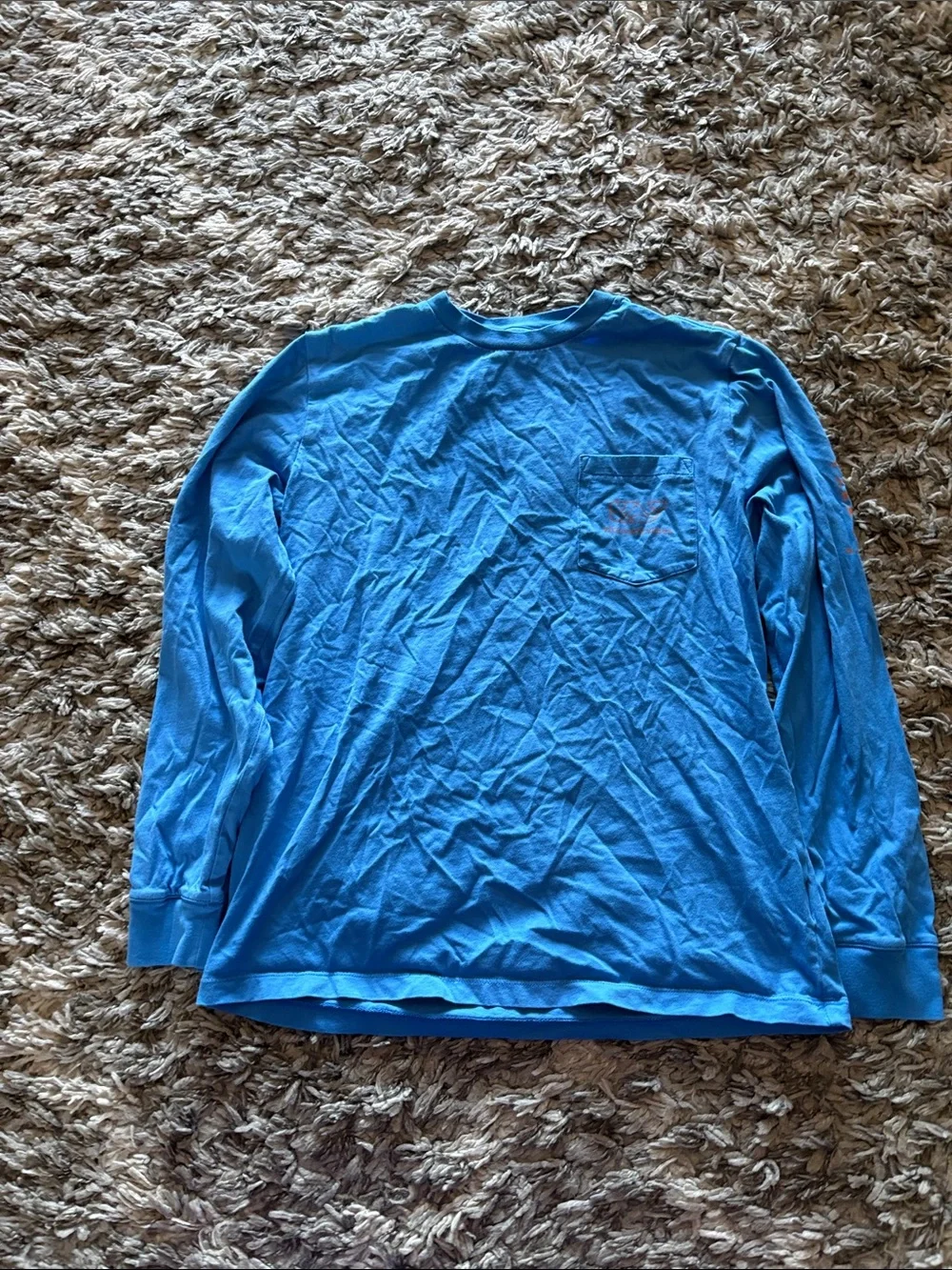 Vineyard Vines Basketball Whale Long Sleeve Tee